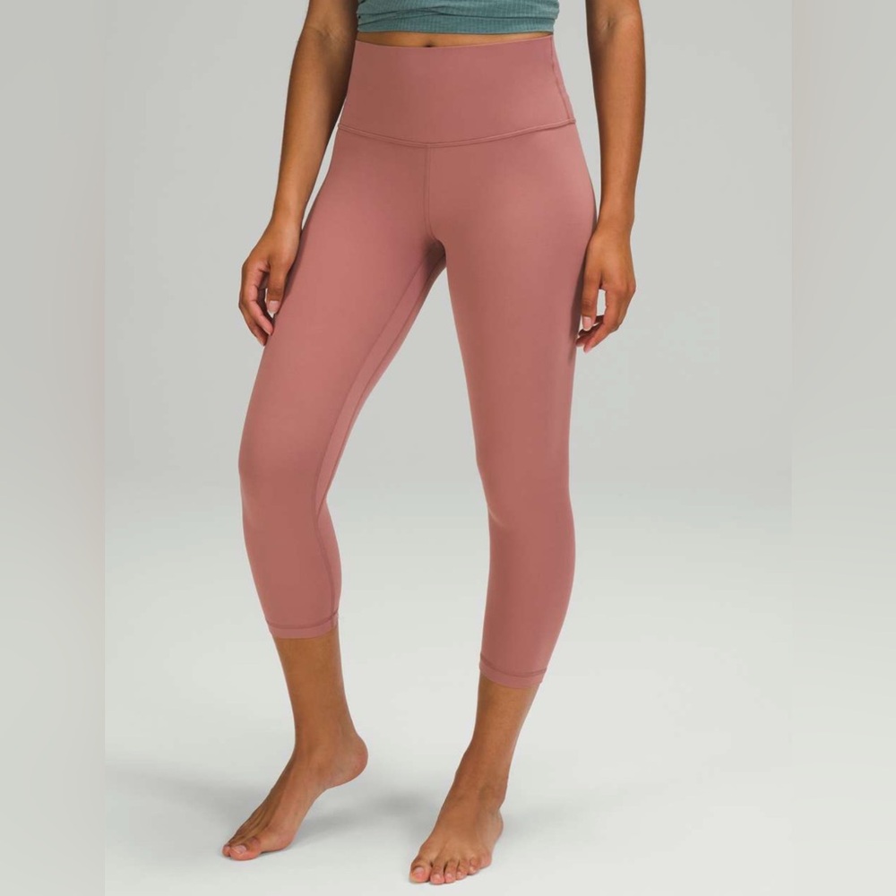 SALE Lululemon Align Crop 21" Spiced Chai size 14 - Picture 2 of 13